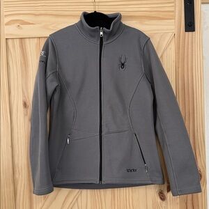 Spyder Charcoal Full-Zip Jacket